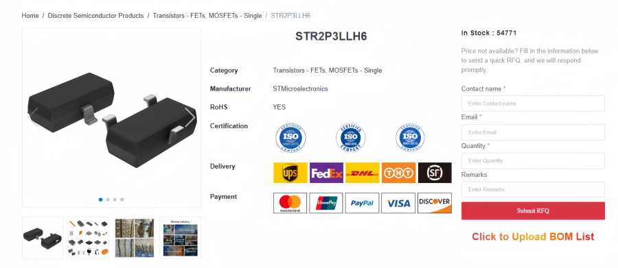STR2P3LLH6 MOSFET Overview – Technical Data, Package & Uses STR2P3LLH6 MOSFET Overview – Technical Data, Package & Uses
