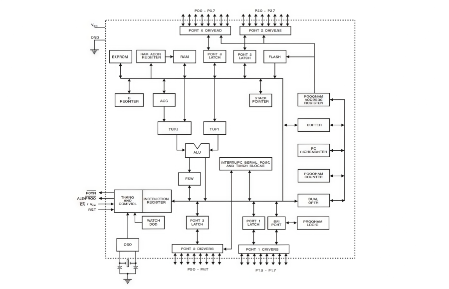 AT89S8253-24AU Microcontroller Overview: Pinout & Datasheet AT89S8253-24AU Microcontroller Overview: Pinout & Datasheet