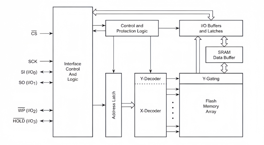 AT25SF041-SSHD-T Block Diagram AT25SF041-SSHD-T Block Diagram