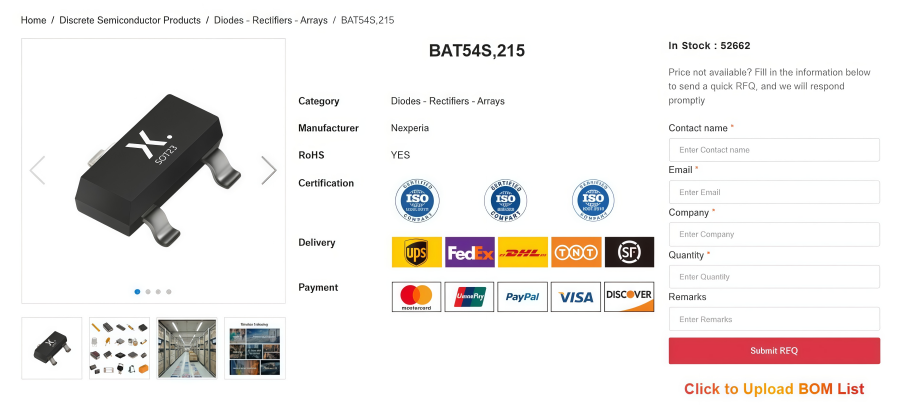 BAT54S Diode: Pinout, Test Circuit and Applications BAT54S Diode: Pinout, Test Circuit and Applications